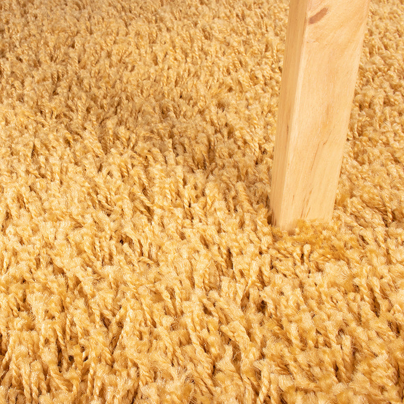 Tapis de Couloir à poils longs - Solid Jaune