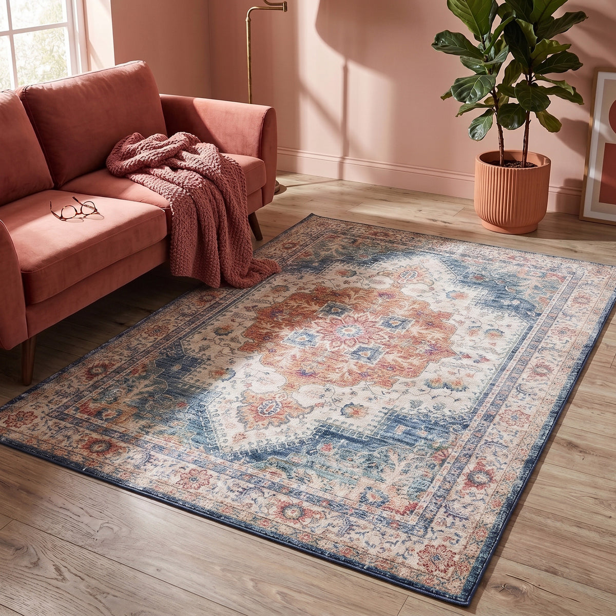 Vintage Rug - Azara Light Blue