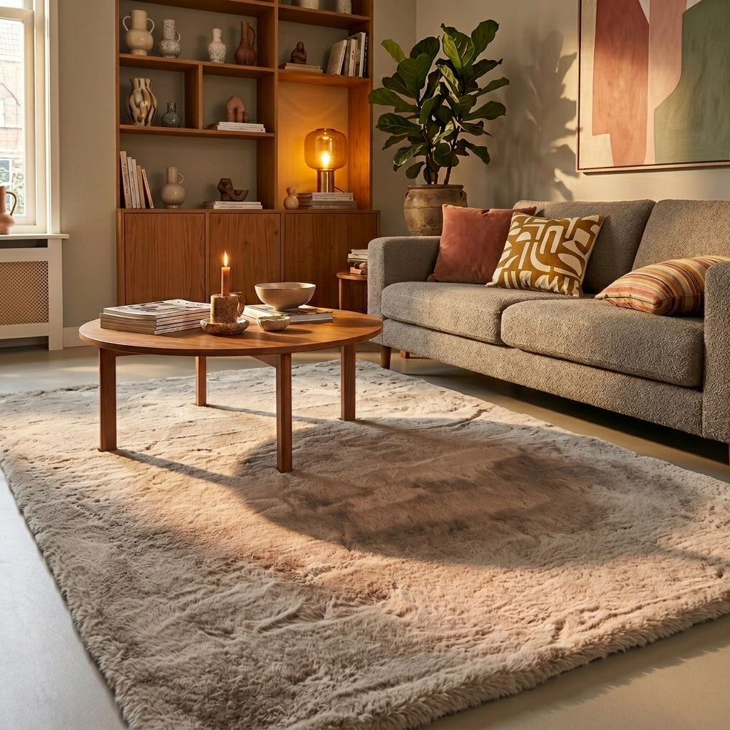 Soft High-Pile Rug – Comfy Supreme Beige