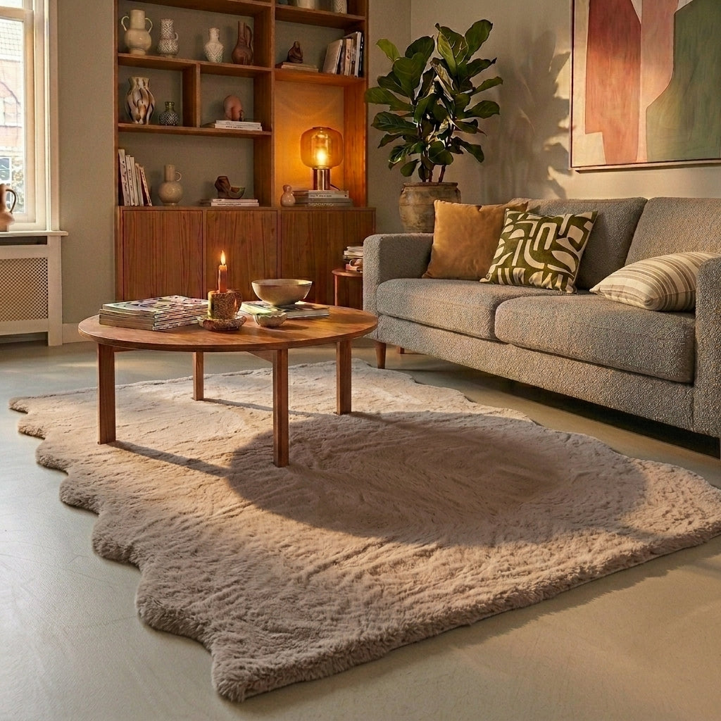 Tapis doux à poils longs - Comfy Supreme Wavy Taupe